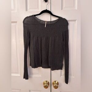 Free People Sweater Grey